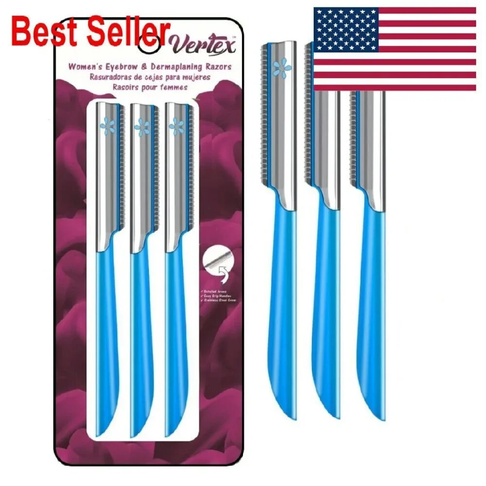 Facial Razor Dermaplaning Tool Peach Fuzz Remover Sensitive Skin Exfoliating